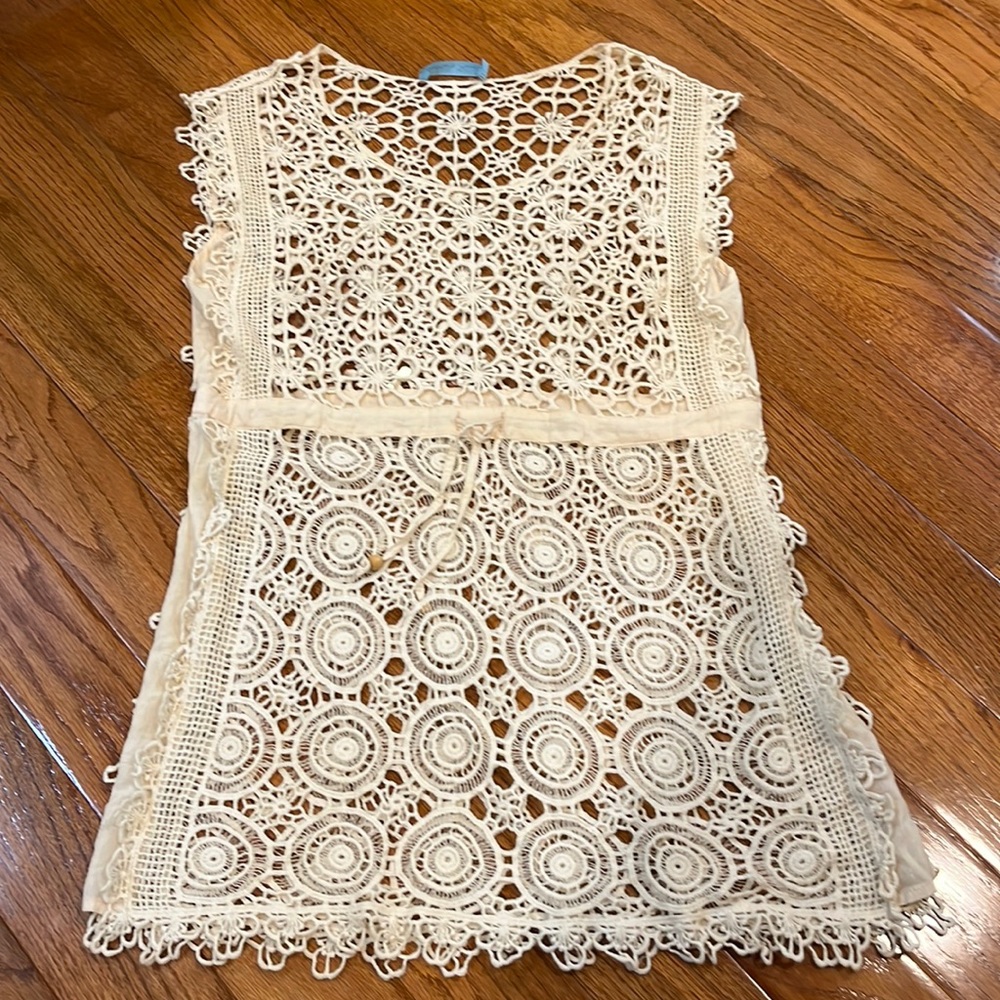 Drawstring Swim Cover Up Dress